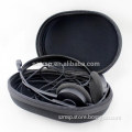 600D polyester oval EVA molded headphone case